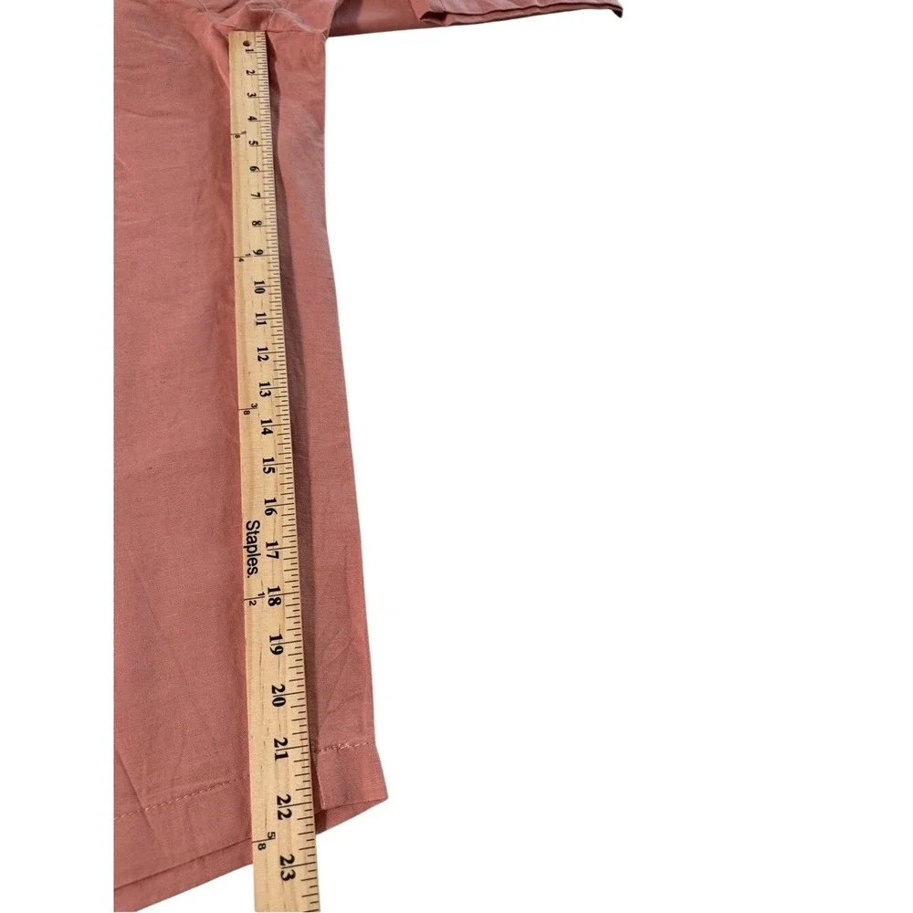 Liz‎ Claiborne Dusty Coral Tie-Waist Chino Capris women's size XXL